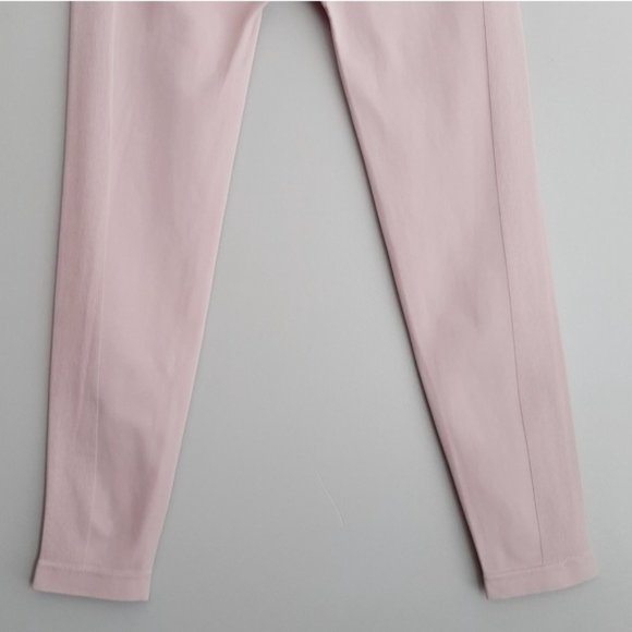 BULA High Waist Crop Ankle Stretch Pull-On Leggings Solid Pink Sz M - Picture 8 of 10